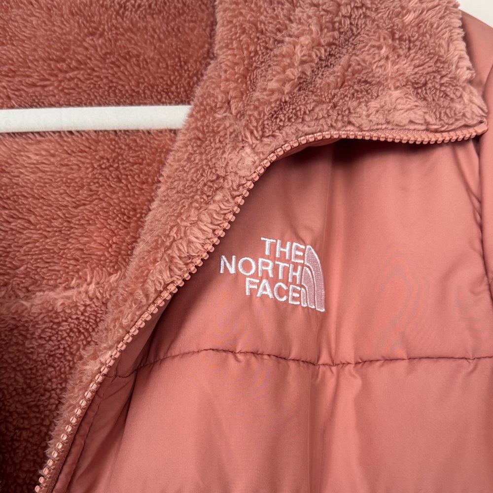 The North Face Women's Long Hooded Puffer Coat - Dusty Rose - Picture 2 of 6